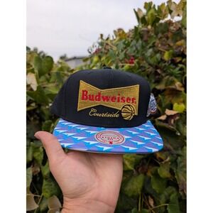Budweiser Courtside Utah Jazz‎ Mitchell & Ness NBA Snapback Hat Cap